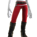 Calças com Cinto e Cachecol