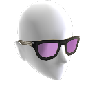 Óculos Retro Pretos